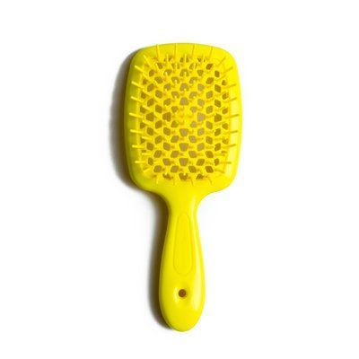 Щітка для волосся Janeke SUPERBRUSH STANDART жовта неон фото