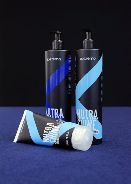 Ультраживільний незмивний крем з термоактивною технологією EXTREMO NUTRA SHINE Leave-On Repair Cream, 200 мл фото