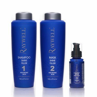 Шампунь для інтенсивного блиску та зволоження RAYWELL SHINE FILLER Shampoo, 100 мл фото
