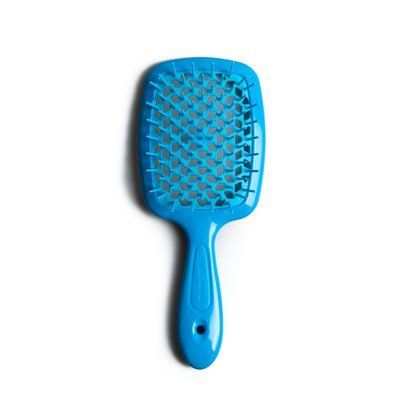 Щітка для волосся Janeke SUPERBRUSH STANDART блакитна фото