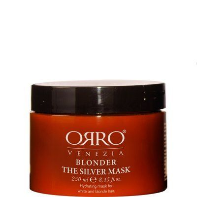 Зволожуюча маска для блонду ORRO BLONDER Silver Mask, 250 мл фото